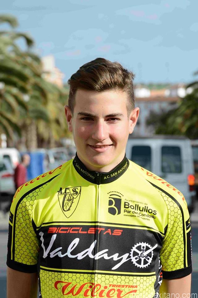 El ciclista cadete sexitano Carlos Rodríguez Cano vuelve a ganar la